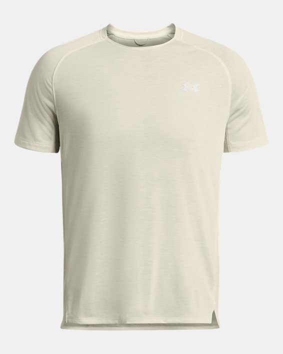 Men's UA Launch Trail Short Sleeve in Brown image number 3